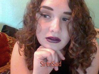 SirenSaid